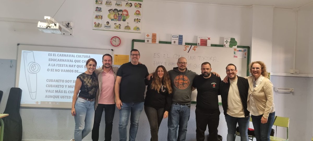 MDiablosLocos's tweet photo. #EduCarnaval 📚🎭
🧵 Hoy dieron comienzo las primeras sesiones de EduCarnaval para los colegios de Santa Cruz, a través de la Concejalía de Educación y Juventud del @santacruz_ayto.
⬇️ https://t.co/5KvjrgNrnS