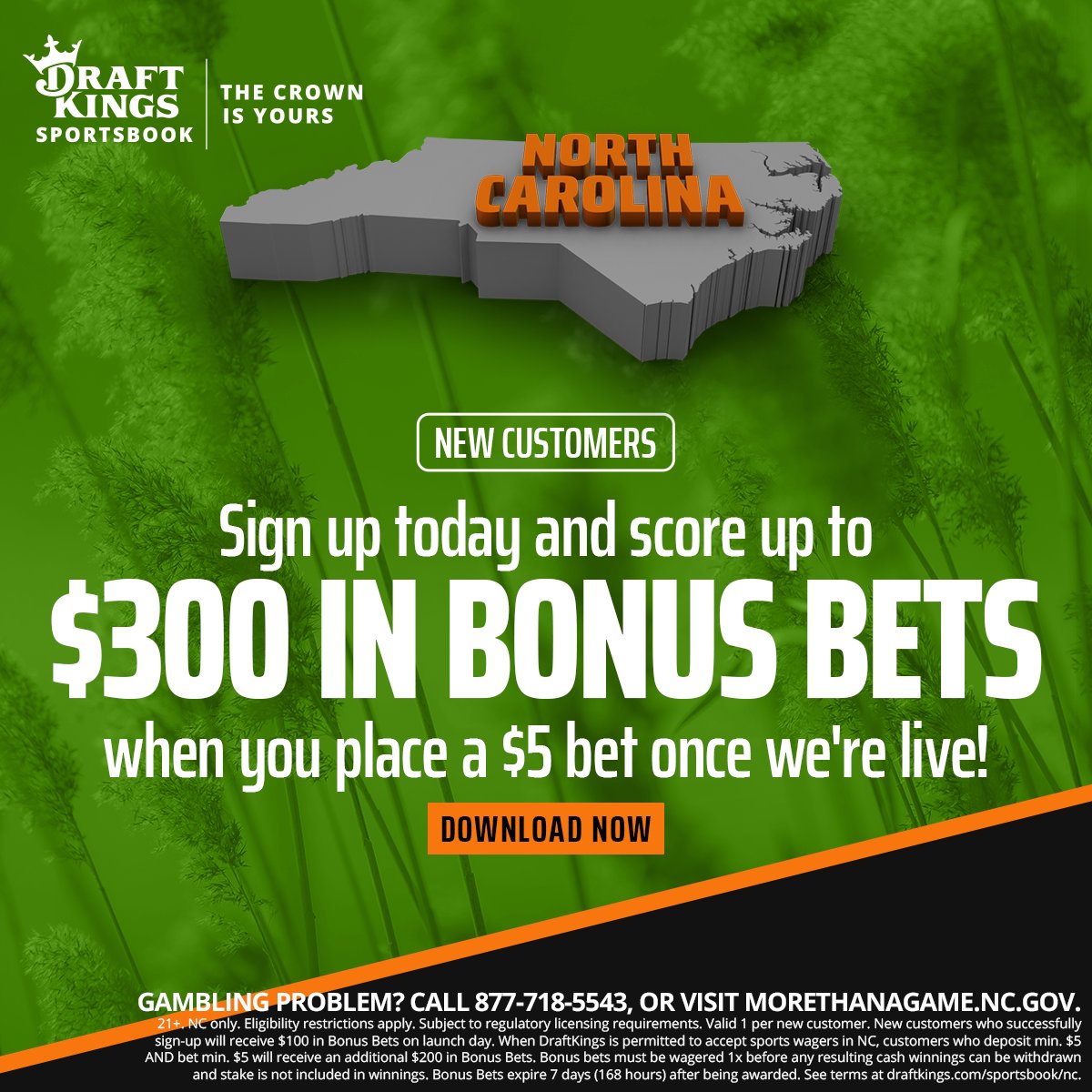 North Carolina, are you ready? 👀

We’re launching mobile sports betting on March 11 in your state!

This marks the 27th U.S. state where <a href="/DraftKings/">DraftKings</a> will be live with sports betting. draftkings.gcs-web.com/news-releases/…