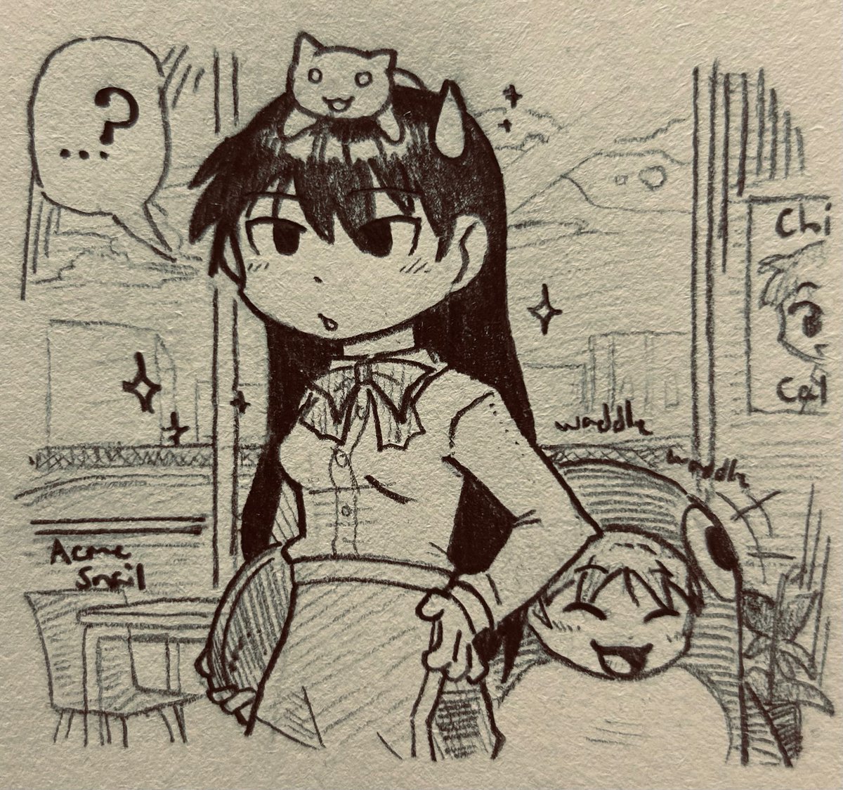 AcmeSnail's tweet photo. was bored in class
Sakaki . . . 
#azumangadaioh https://t.co/8qRX3RbFsg