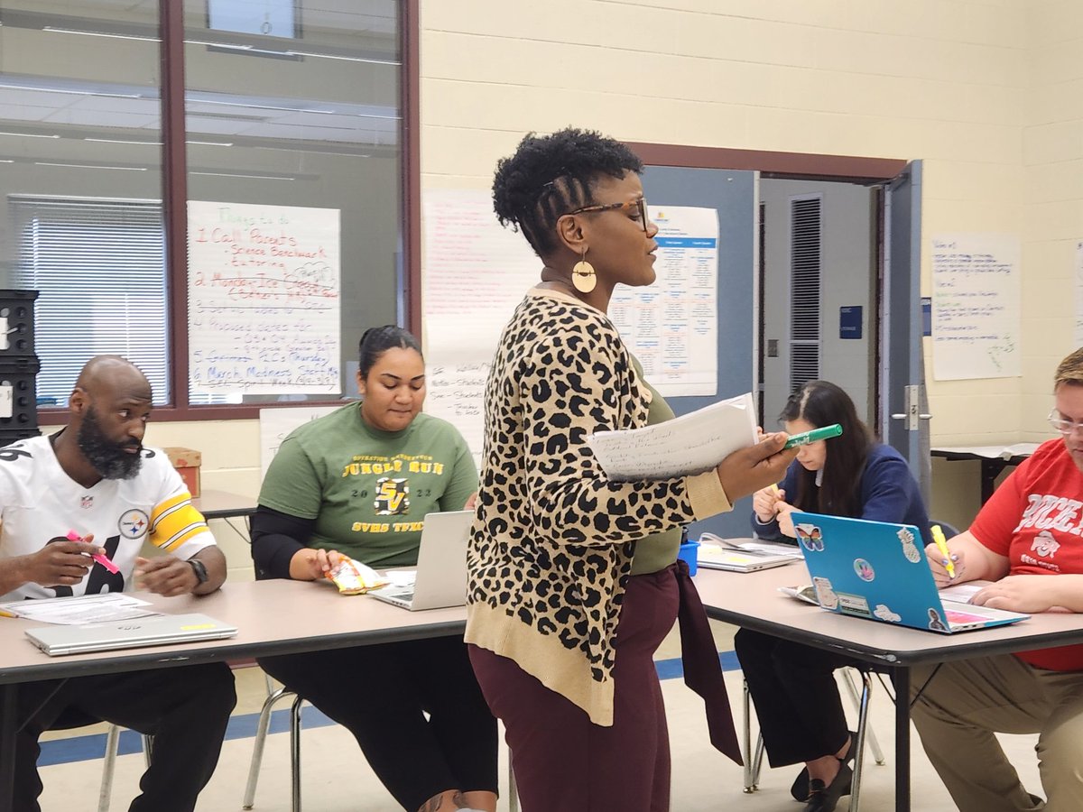 The doc leads the teachers into understanding how vocabulary can be a barrier to understanding the content. She was intentional about unpacking what she wanted the teachers to know while teaching the standard. @GemetteM @TitansNCIMS