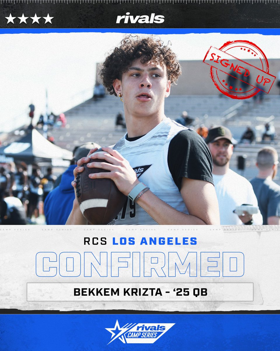 🚨CONFIRMED✍️ 4⭐️ Penn State commit Bekkem Krizta is signed up and ready for March 10th! 💪