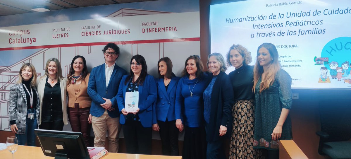 Humanizacion de la Unidad de Cuidados Intensivos Pediátricos a través de las Familias. Gran tesis, tribunal y gran persona! Felicidades Dra. Patricia Rubio Garrido! 
#UCIP
#Cuidadosintensivospediatricos
#CCF