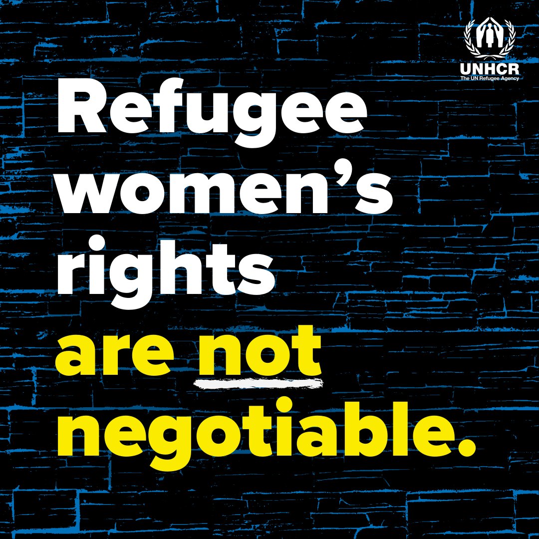 Despite facing limited opportunities, refugee women play a pivotal role in guiding their communities towards a brighter future. On Friday’s #InternationalWomensDay, help spread the word: Refugee women's rights are human rights. They are not negotiable. – via @Refugees