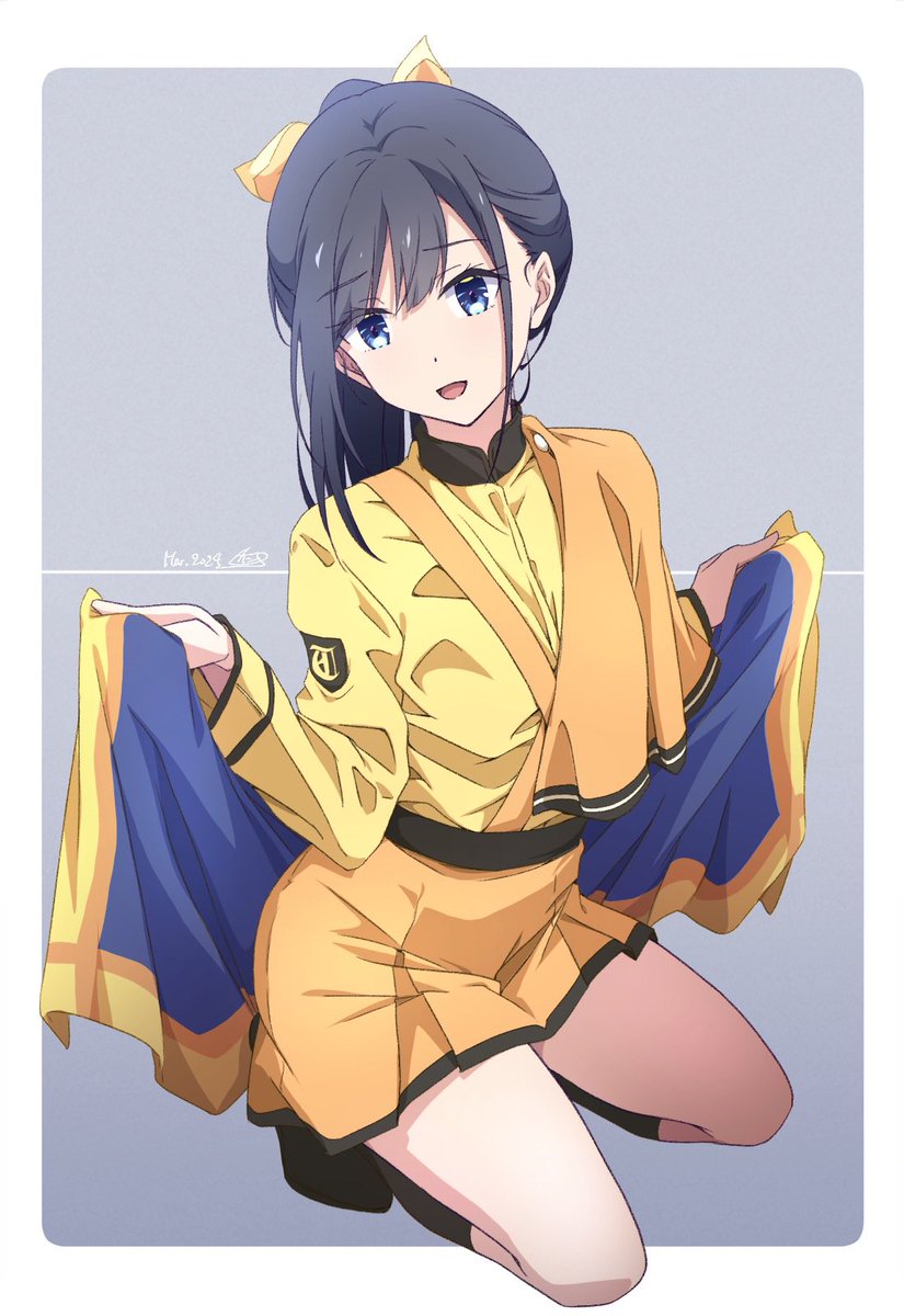 「【金曜日の誰でもないガール】もないちゃん×京都橘吹奏楽部×コス#誰でもないガール」|仁井学 NII Manabuのイラスト