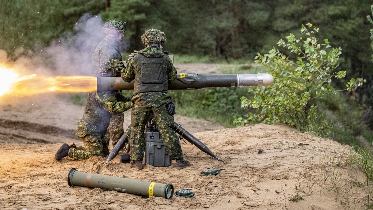 A #throwback to CAF Mechanized Infantry members deployed on NATO’s Enhanced Forward Presence Battle Group Latvia firing a BGM-71 TOW during an anti-armour exercise at Camp Ādaži, Latvia on October 7, 2023, as part of #OpREASSURANCE.


📸  Photo: Corporal Lynette Ai Dang