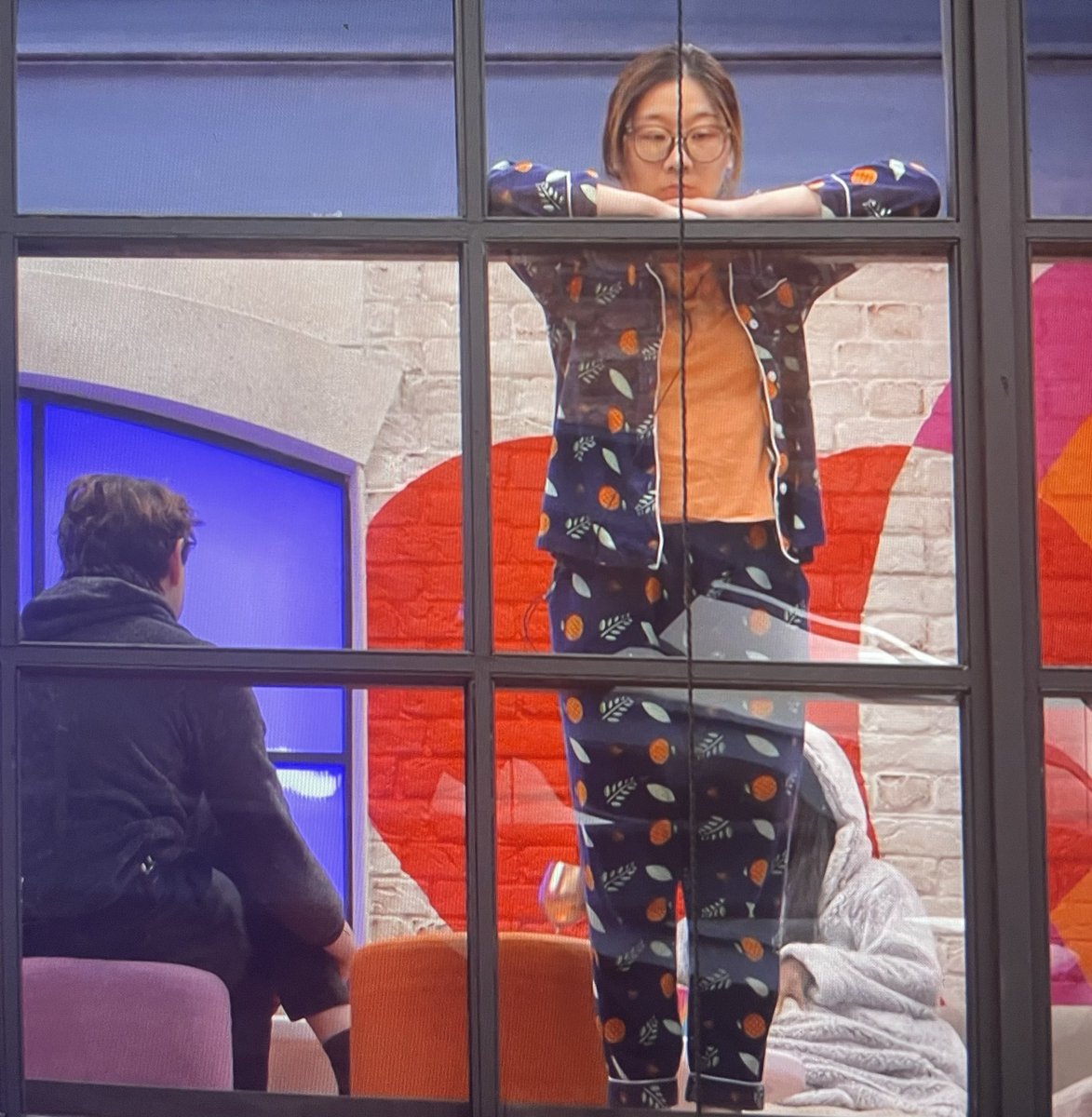 superTV247's tweet photo. I still can’t wrap my head around the fact I’m watching Sharon Osbourne and Louis Walsh walking around Yinrun’s house #CBBUK https://t.co/wWpmw0sPUl
