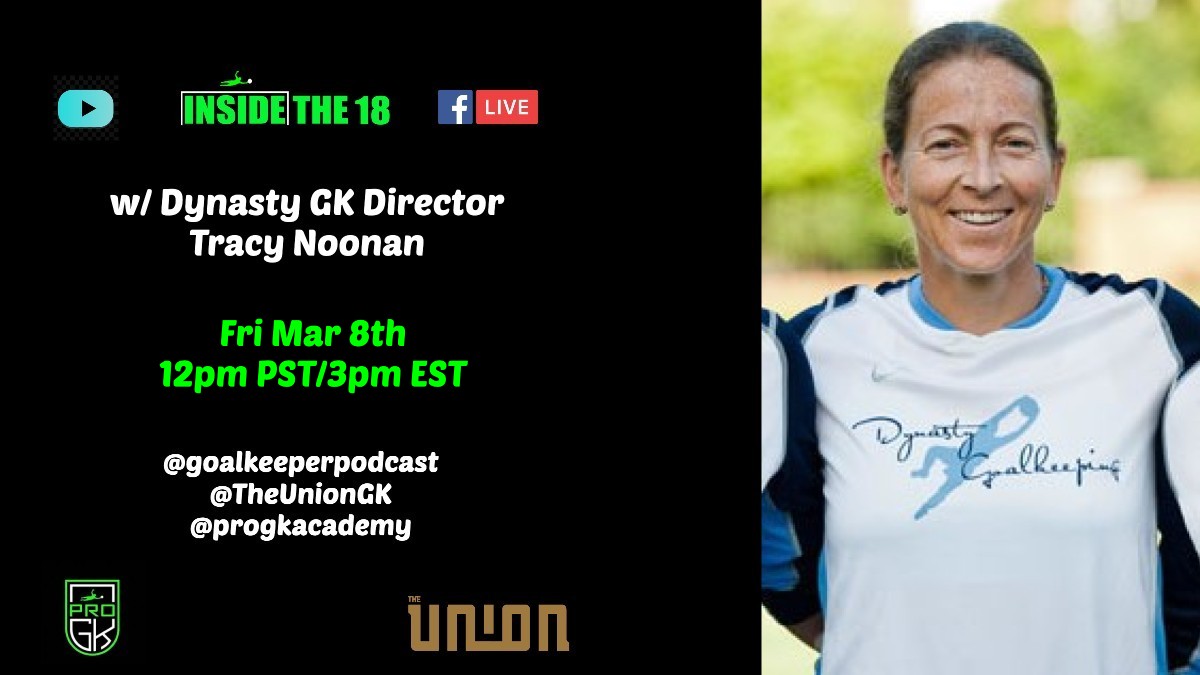 Insiders! 👀💥⬅️ Going Live Fri 3/8 12pm PST/3pm EST 'Adapting Crossing Scenarios 4 Youth GK Sessions' w/ @DynastyGK Dir Tracy Noonan Join Us on @TheUnionGK APP & Bring Q's ! More info -www.theuniongk.com #gkcoaching #soccerpodcast #gktraining #youthsoccer #gksaves #gkpod