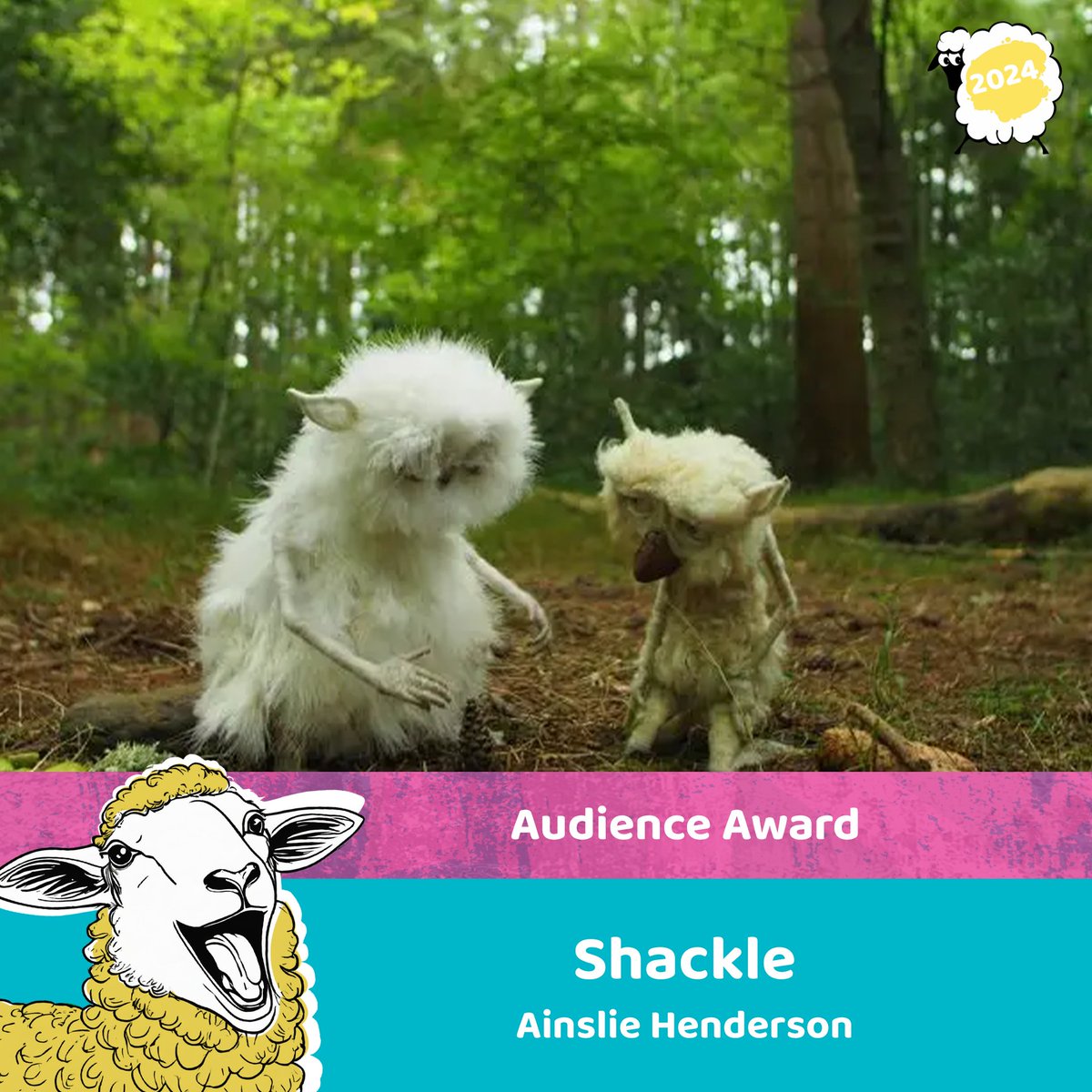 Chosen by the public at 14 screenings across the UK - Shackle takes home the Audience Award! Congratulations! #BAA24