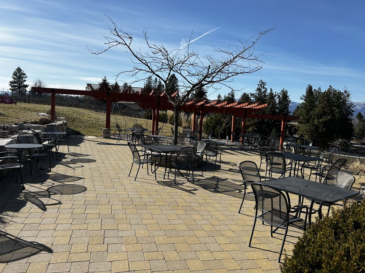 Patio is now set up! It may seem early but we are excited to see you back up here. 
#winetasting #patioseason #kelowna #okanaganwine