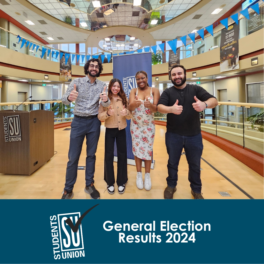 Congratulations to the incoming executives of the 82nd SLC! Your Students’ Union President-elect is Ermia Rezaei-Afsah. The new VP Academic will be Jessie Dinh, Mateusz Salmassi will be the VP External, and Naomie Bakana will be the VP internal. 
Full list:su.ucalgary.ca/elections