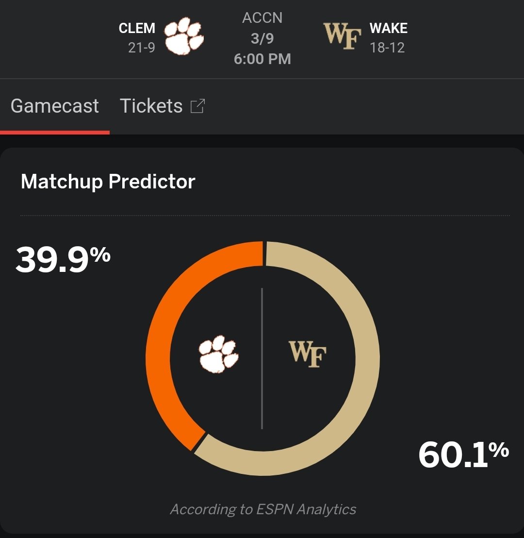 AnthonyMefferd's tweet photo. @deptulahasrage how in the world can these 2 teams who on paper match up so well, bare this kinda prediction? https://t.co/BQZaXt8Wbn