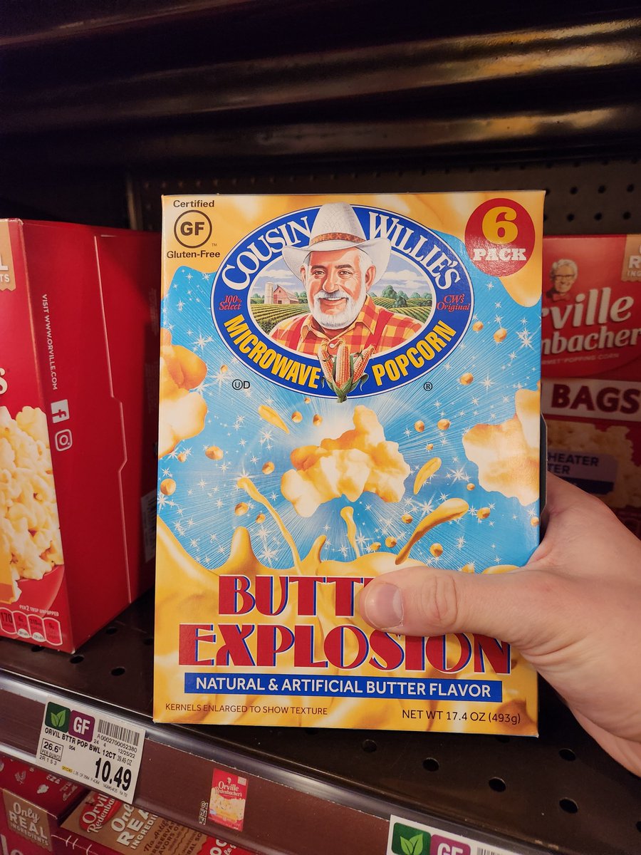 alexcorea's tweet image. Buying popcorn is so complicated nowadays