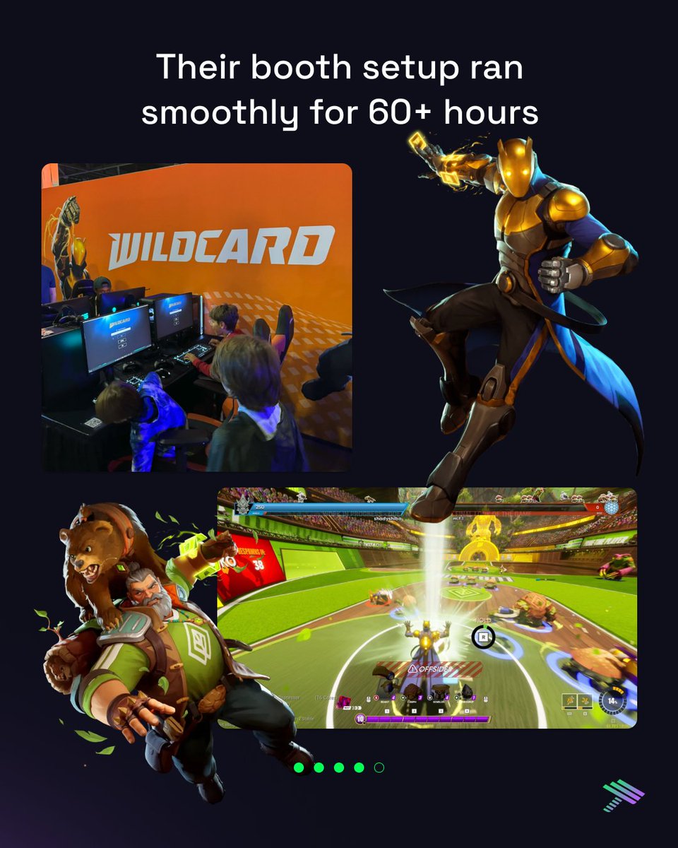 jstnchu's tweet photo. Feel fortunate that in my day job I get to work with game studios making cool multiplayer games I actually want to play.

I helped @PlayWildcard prep for their @DreamHack Atlanta booth and got to write about it!

(+bonus get to hone my Figma skills to make these graphics) https://t.co/uQXM8EDhRa