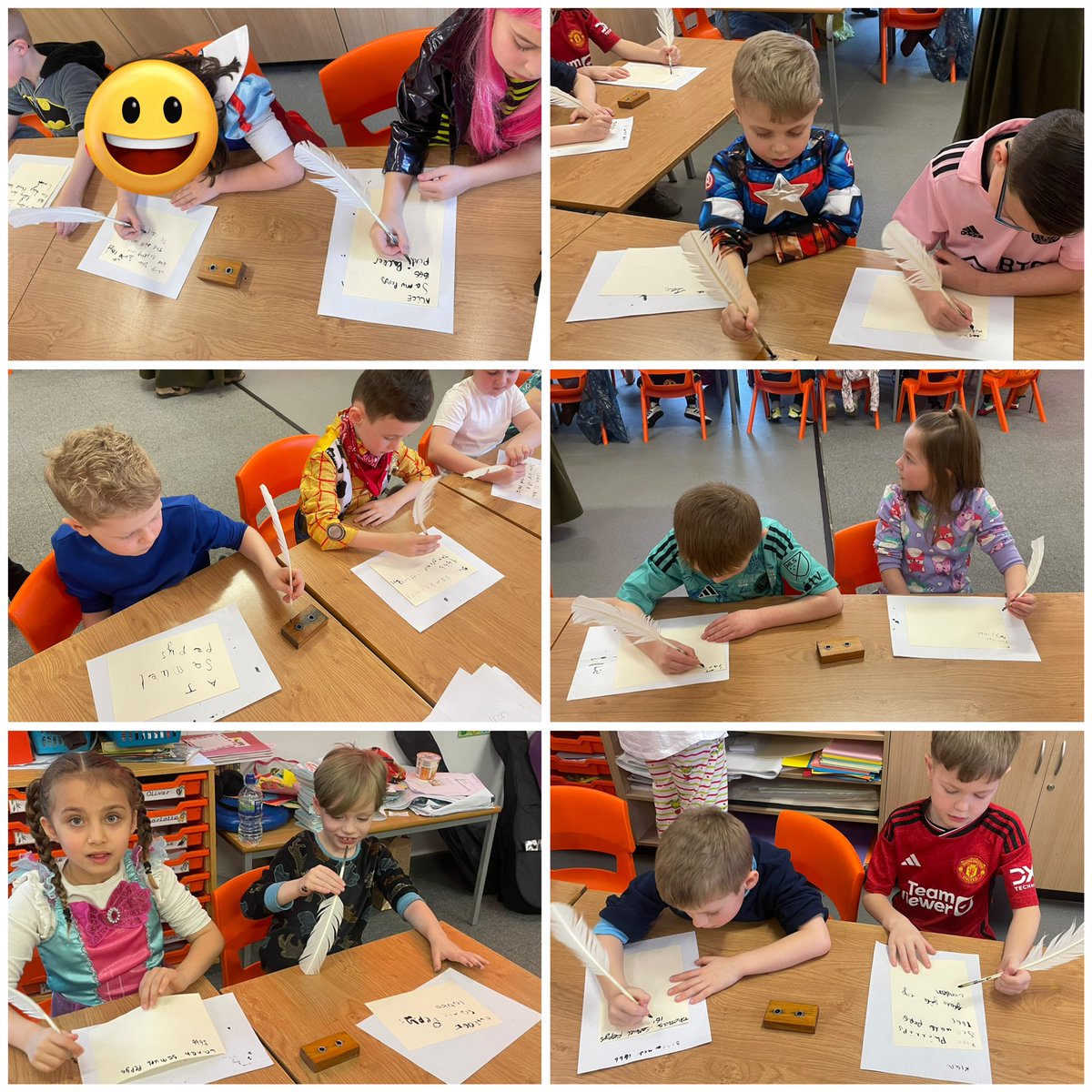 EastfieldPSHull's tweet image. #2AH have had a fun filled day today! This morning we took part in a Great Fire of London workshop where we explored artefacts and had a go at writing with a quill and ink! This afternoon we also enjoyed celebrating World Book Day! #epshistory #epsreading @Hull_SLS