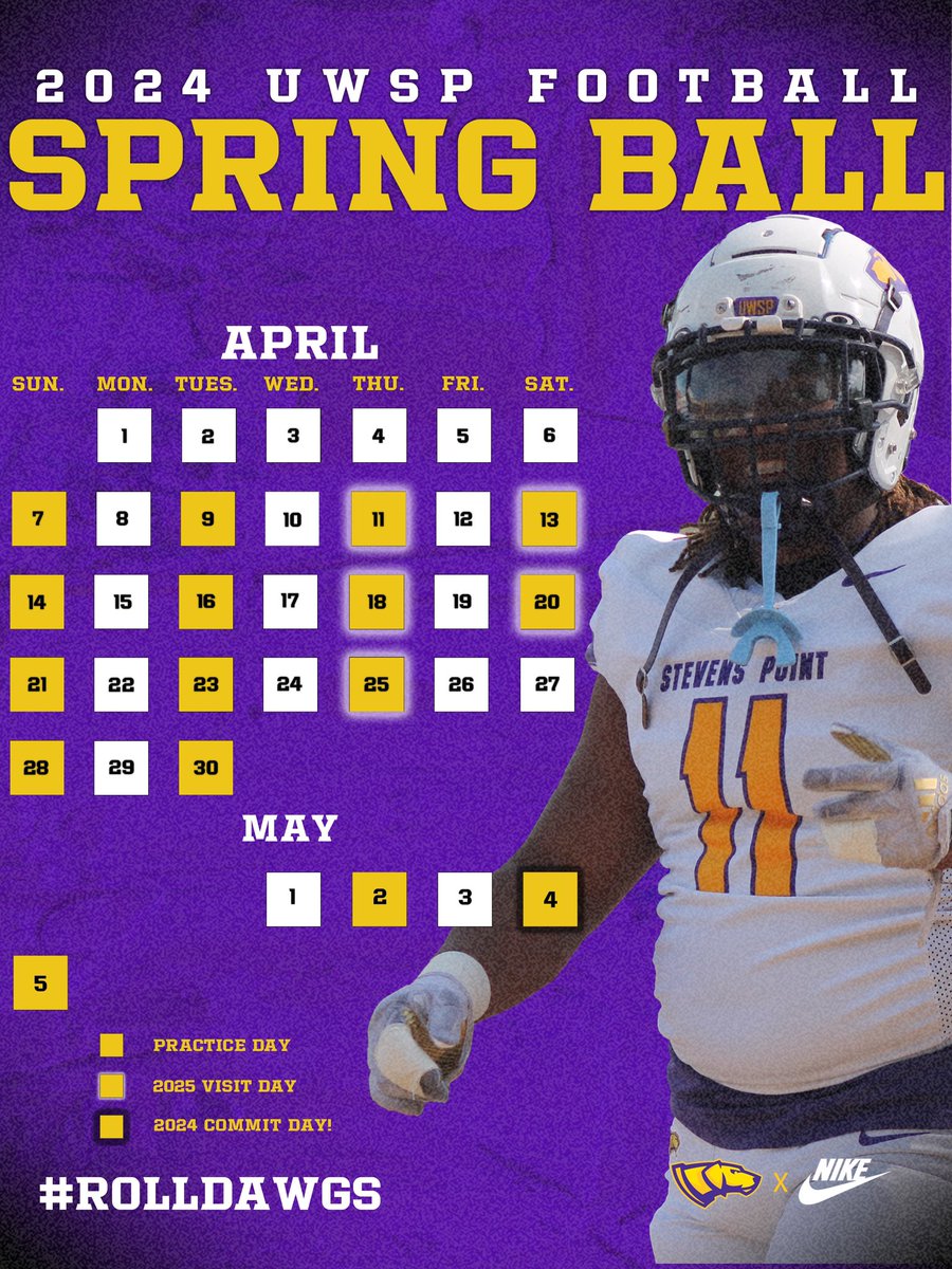 Just one month away from Spring Practice!

#RollDawgs