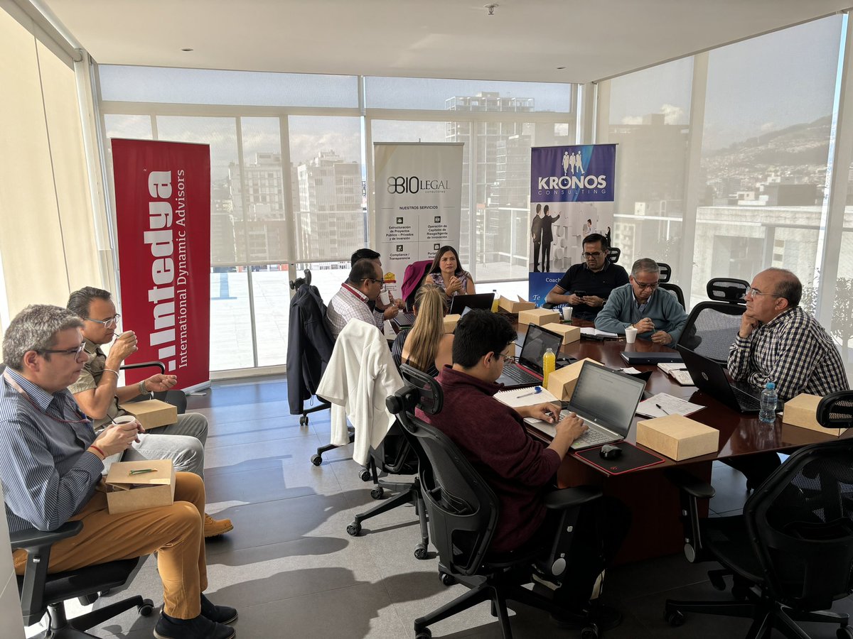 KRONOSCONSULTIN's tweet photo. Cuarta  Jornada de los Talleres de trabajo “Mejora  de Trámites  Priorizados” junto con el MUNICIPIO DE GUAYAQUIL, MDMQ, SUPERCIAS, REGISTRO MERCANTIL, MPCEIP  para la VUI (Ventanilla Única de Inversiones) del proyecto SNAFI

#VUI  #CIFE #SNAFI https://t.co/6NHET0Hemw