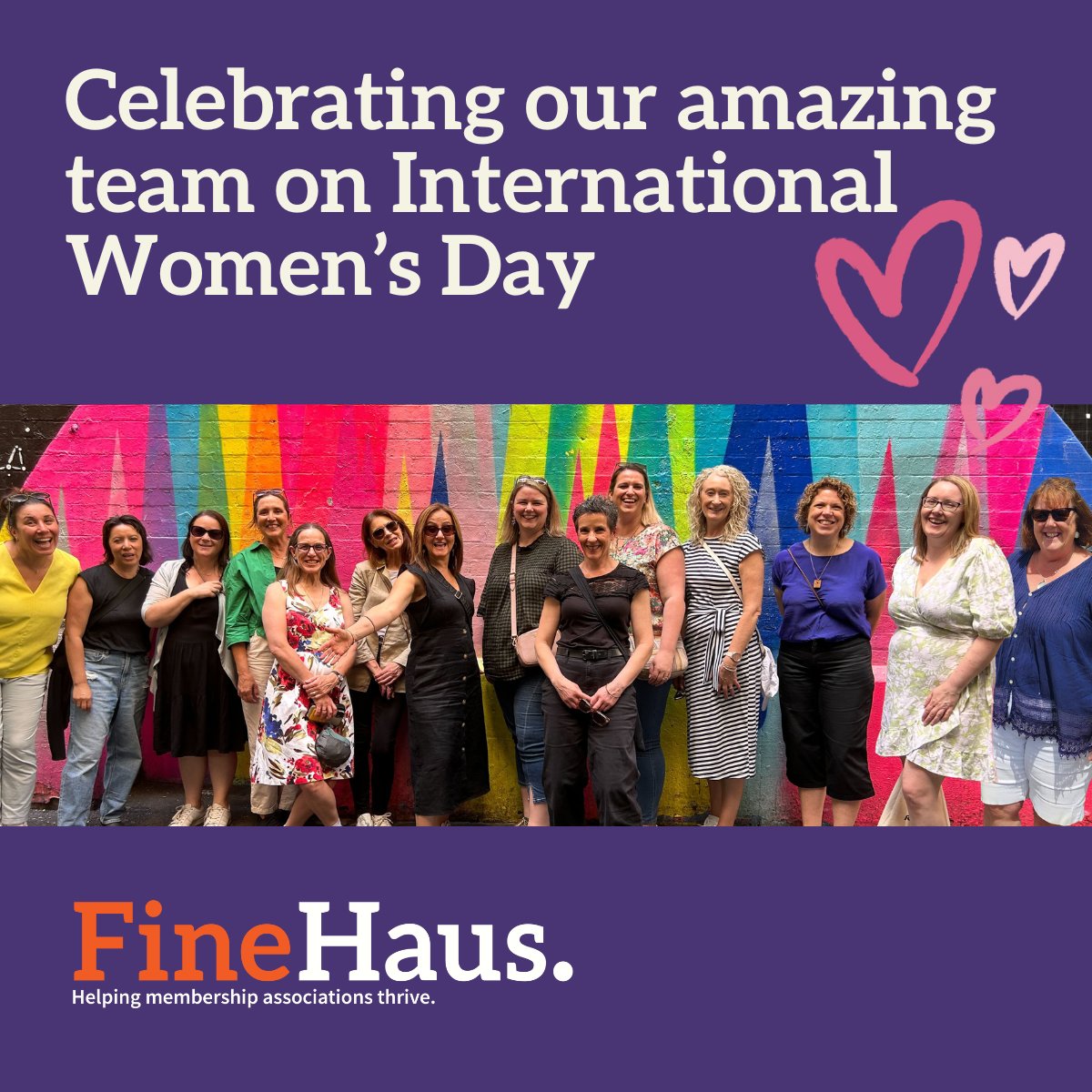 We proudly celebrate the incredible women of FineHaus who inspire us everyday.

We are so proud of our team who work flexibly &amp; collaboratively with each other &amp; our clients to deliver responsive support &amp; pragmatic advice.
Happy #InternationalWomensDay!

finehaus.com.au/about-us/our-t…