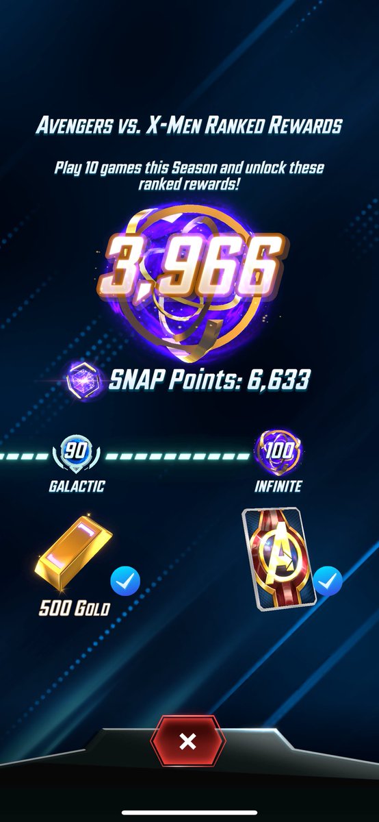 6LACKDAMA's tweet photo. Had to go infinite with this busted Deck 💯 Multiple Win cons 😤🤯 Hope into Wasp in a sunspot lane is a instant snap with pro X in hand. Skip turn 5 with 6 energy and slam she hulk, infi boy or hulk or Alioth down big time 💯 https://t.co/Lp9A8Dq8uQ
