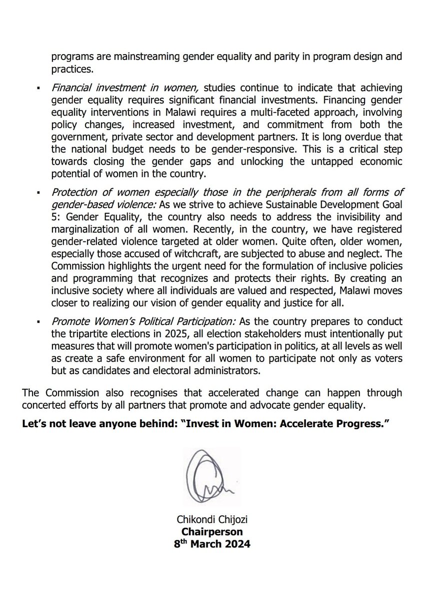 Malawi Human Rights Commission tweet media