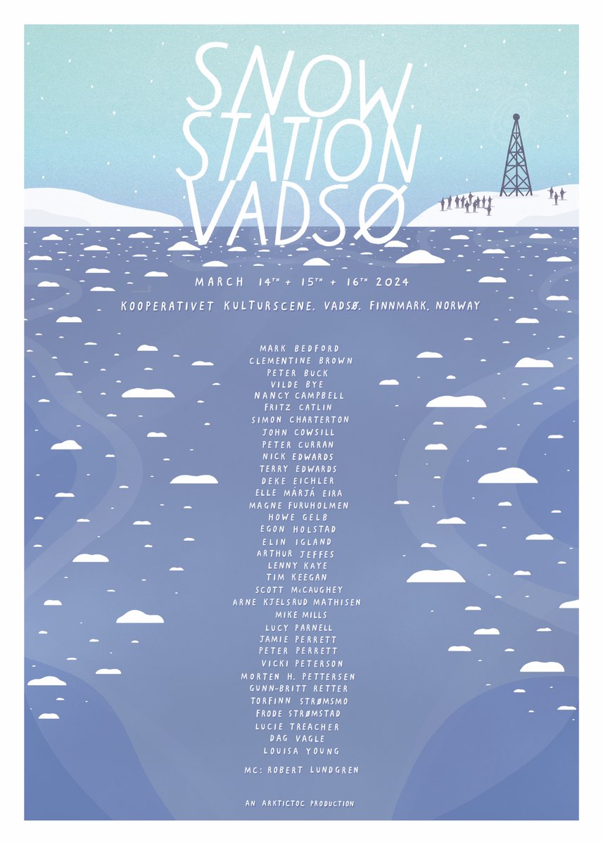 #NJE will be taking part in Snow Station Vadsø, Finnmark, Norway. 14, 15, 16 March 2024.