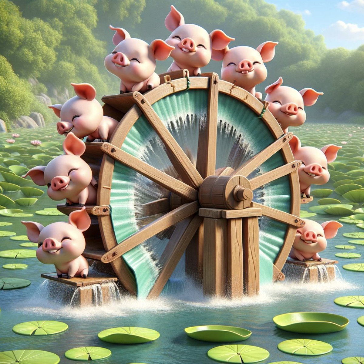 all of this $pork volume keeps the $pndc flywheel turning

if you aren't bullish on the <a href="/Pond0x/">Pond0x</a> ecosystem, you aren't paying attention