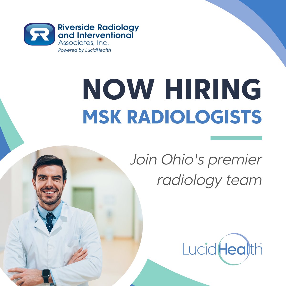 We're looking for an #MSK radiologist to join our Team in Columbus, OH! 80%+ on MSK cases and offering a $100K sign-on bonus. riversiderad.com/join-our-pract… #radjobs #radcareers #radres #radfellows #MSK #ClearlyTheFuture #PoweredByLucidHealth