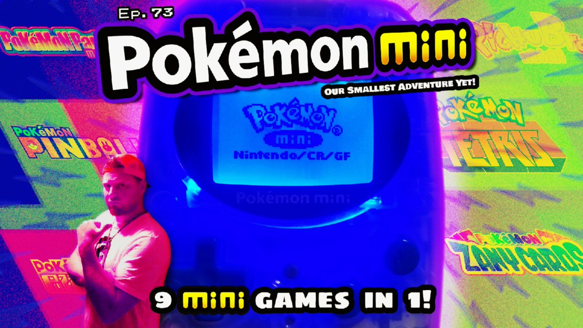 IslandStarfall's tweet image. An in-depth look at Nintendo's tiniest console. I also shrink myself...
m.youtube.com/watch?v=RZXH0I…
#pokemon #pokemonmini #nintendo #90s #retrogaming #videogames #togepi #pikachu #pokemonfan #pokemoncommunity