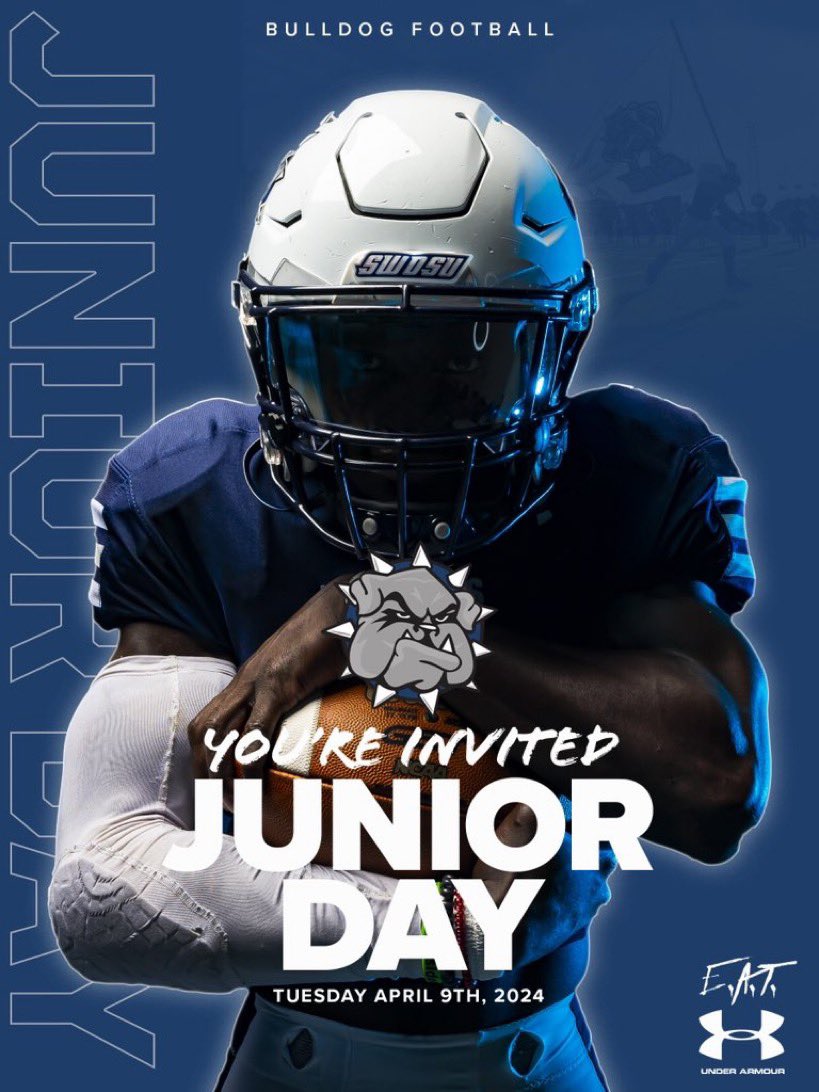 Thank you <a href="/CoachMeservy/">Jack Meservy</a> for the Junior Day invitation. <a href="/Waleed_Gaines/">waleed gaines 🏈</a> <a href="/1BroncoFootball/">Mustang Football</a> <a href="/RecruitMustang/">Mustang Football Recruiting</a> <a href="/SWOSUFootball/">SWOSU Football</a>