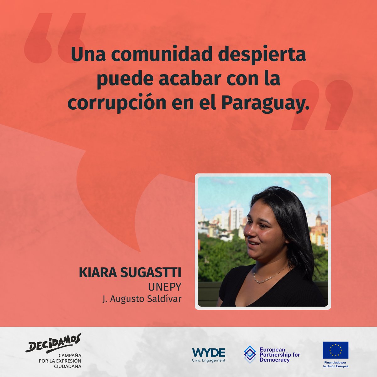 🔊Los jóvenes desde sus círculos sociales pueden incidir en la política de su país 🇵🇾
¿En qué lugares te parece que podés hacer política desde donde estás? 🤔

Contanos en los comentarios ⬇️