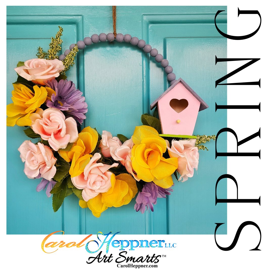 Spring is the perfect time for #DIY projects! Let's make some adorable wood bead wreaths together, powered by Testors Acrylic Craft Paints. Your home will thank you! carolheppner.com/cgi/wp/?page_i… #ad #Wednesdaythoughts