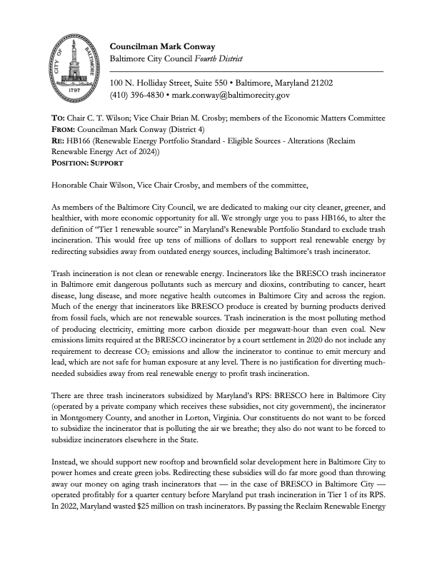 Councilman Mark Conway tweet media