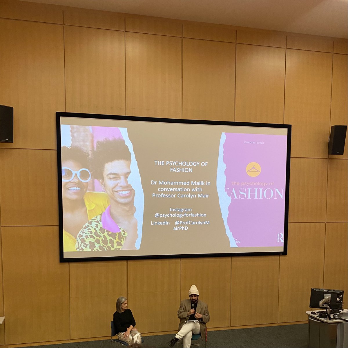 Ellie👩🏻🏫 (@ellieiwoodward1) on Twitter photo Changing it up from forensics to the psychology of fashion today <a href="/PsychologyNTU/">NTU Psychology</a>🧣📕great seminar by <a href="/Carolyn_UK/">Professor Carolyn Mair PhD CPsychol</a> & <a href="/DrMo_Malik/">Dr M Malik</a> discussing consumerism, identity & inclusivity (+ more!)👏🏻 Changing it up from forensics to the psychology of fashion today <a href="/PsychologyNTU/">NTU Psychology</a>🧣📕great seminar by <a href="/Carolyn_UK/">Professor Carolyn Mair PhD CPsychol</a> & <a href="/DrMo_Malik/">Dr M Malik</a> discussing consumerism, identity & inclusivity (+ more!)👏🏻