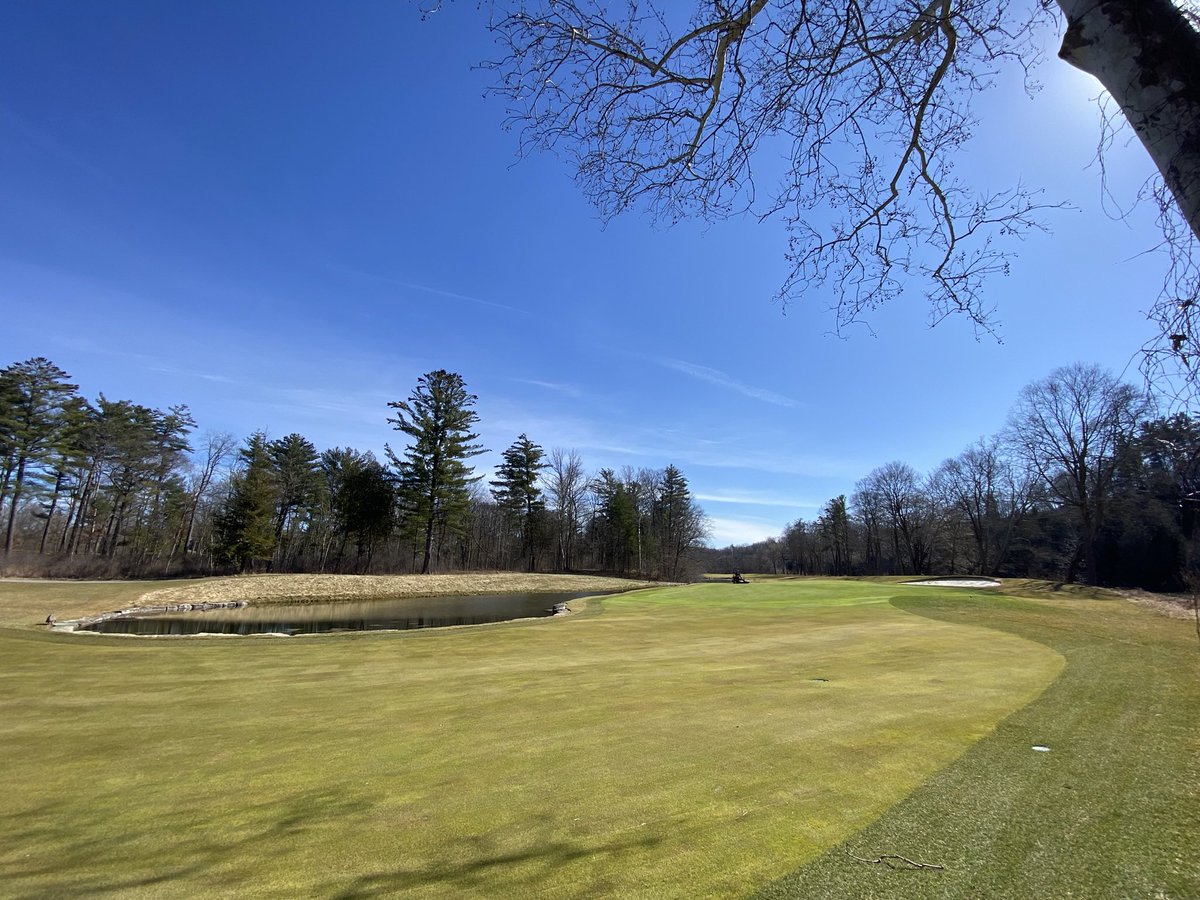 GriffithsJayson's tweet photo. Instinct and data drive decisions…a tickle cut, post winter HOC to mixed stand greens &amp; collars only…roll to complete…plus bunkers have wintered well…weekend rains will prove their worth 🙏👍 https://t.co/SAJ8vXsOJR
