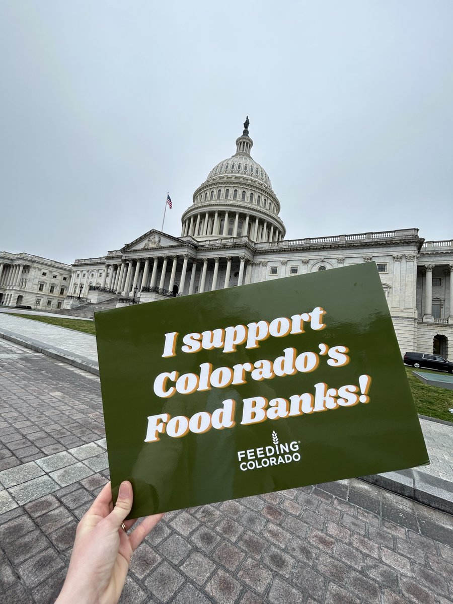 FeedingColorado's tweet photo. Grateful to have participated in the #FoodBankFlyIn with @FoodBankRockies and @CareandShareFB to uplift critical nutrition programs like SNAP and TEFAP to the CO delegation! https://t.co/8gPW2J5jbY