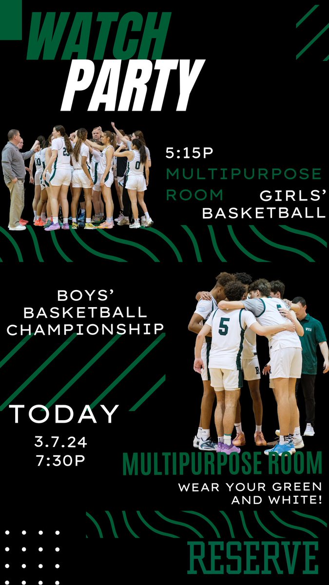 Come watch Girls and Boys Basketball play in the National Prep Championships!
