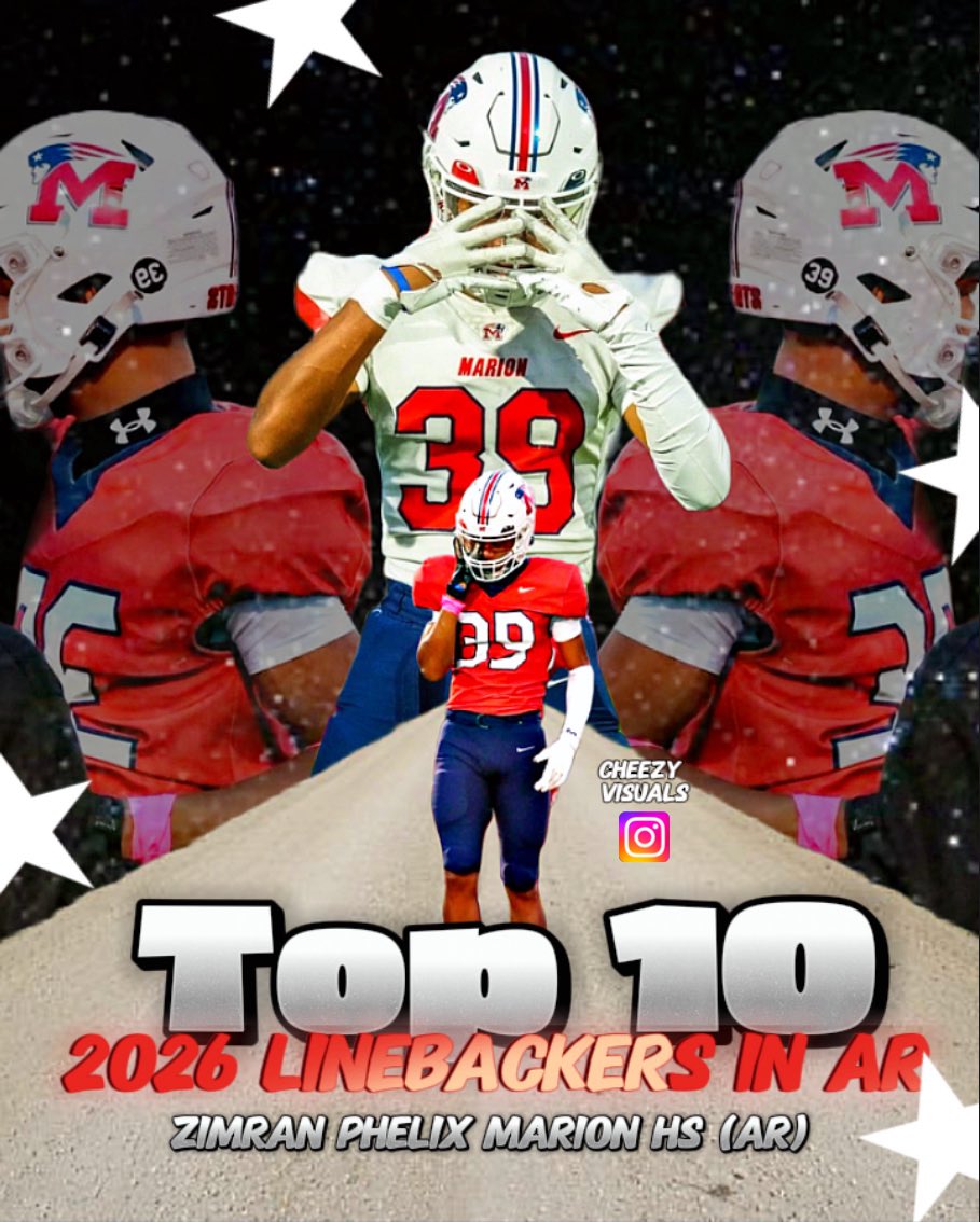 Elite 2026 LB Zimran Phelix is a DAWG! 

Phelix is one of the best versatile LB in Arkansas and continues to open eyes. Can’t wait to see how he develops going into his junior year. <a href="/zpoffical12/">Zimran Phelix (ZP) 2026 ATH ☆ ☆ ☆</a>