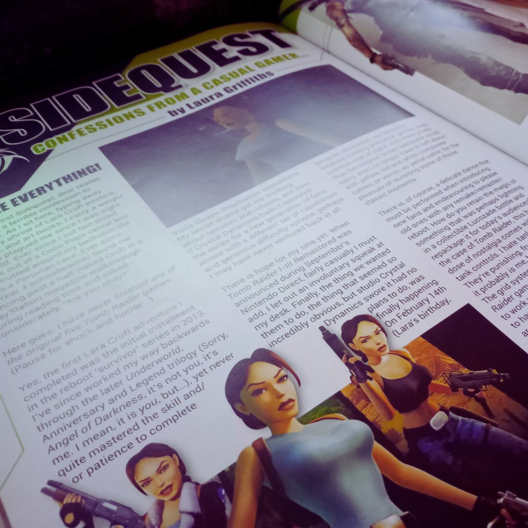 The latest issue of @STARBURST_MAG is here and features the first instalment of my new column 🥳 I'm talking remakes and how modernisation can mean taking another chance on something you might have thrown in the controller on too soon (looking at you, Tomb Raider tank controls).