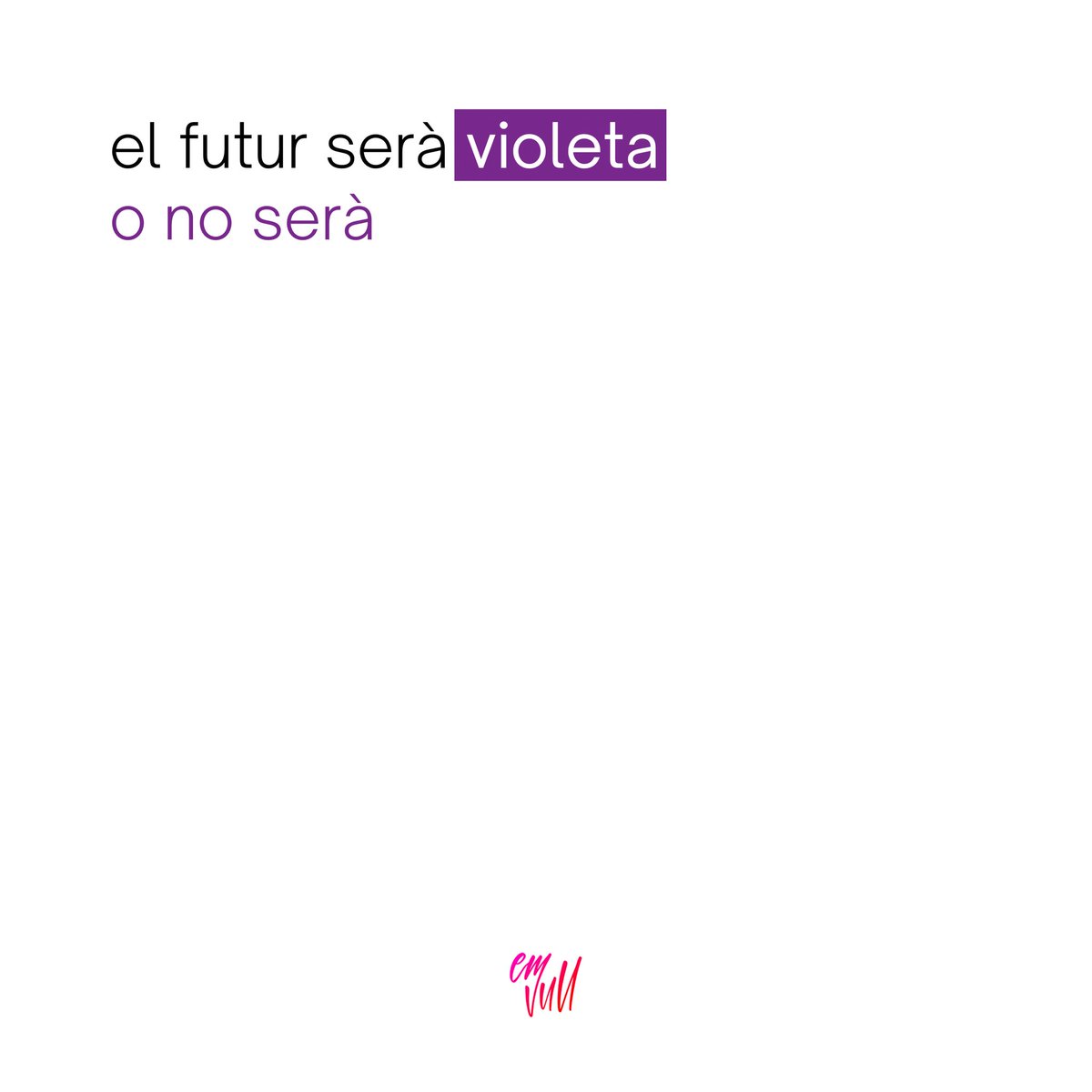 emvull's tweet photo. 💭poc a dir: molt a fer!

#Sororitat #Lliures #8M #8març #Empoderament #Dones #Conciliació #Drets #Educació #Violeta #EnsVolem #EtVolem https://t.co/dtX5mpFfhz