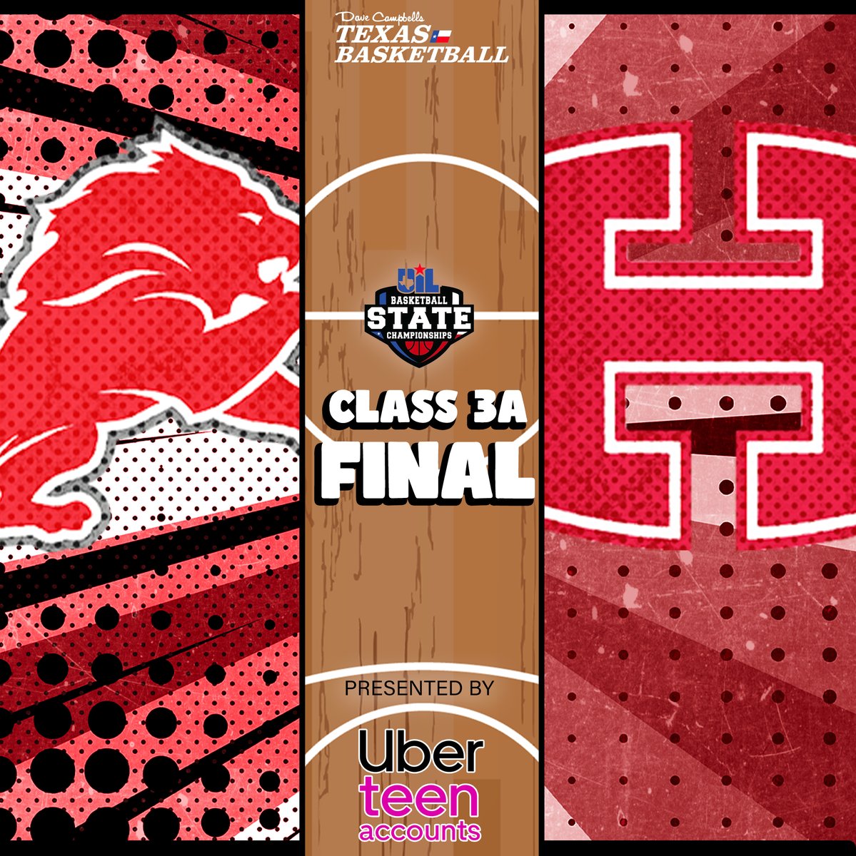 CLASS 3A IS SET! It'll be @PonderHoops vs @HitchcockBball on Saturday! #UILState