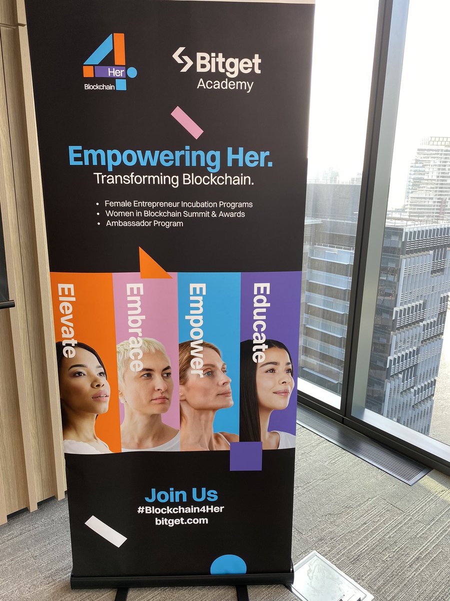 We are excited to get involved with @bitgetglobal blockchain 4 her initiative. 

#IWD #womeninblockchain #WID_Economy