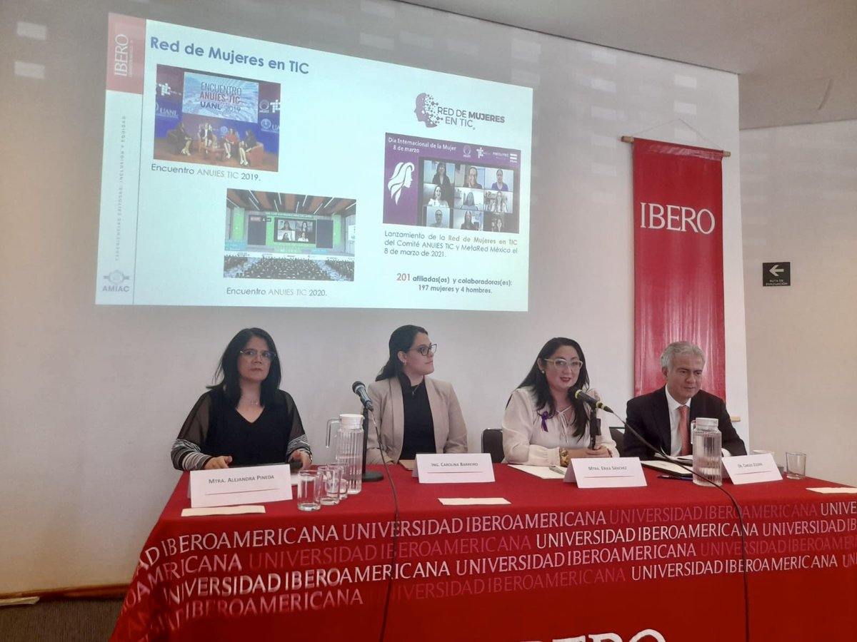 amiac_oficial's tweet photo. El día de hoy, en La Ibero, la Academia Mexicana de Informática AC llevó a cabo el Foro “Inteligencia Artificial y Equidad” en el marco de la Mujer en las Tecnologías de Información y Telecomunicaciones. Con la participación de destacadas Académicas y Académicos https://t.co/MdjSXrvyGi