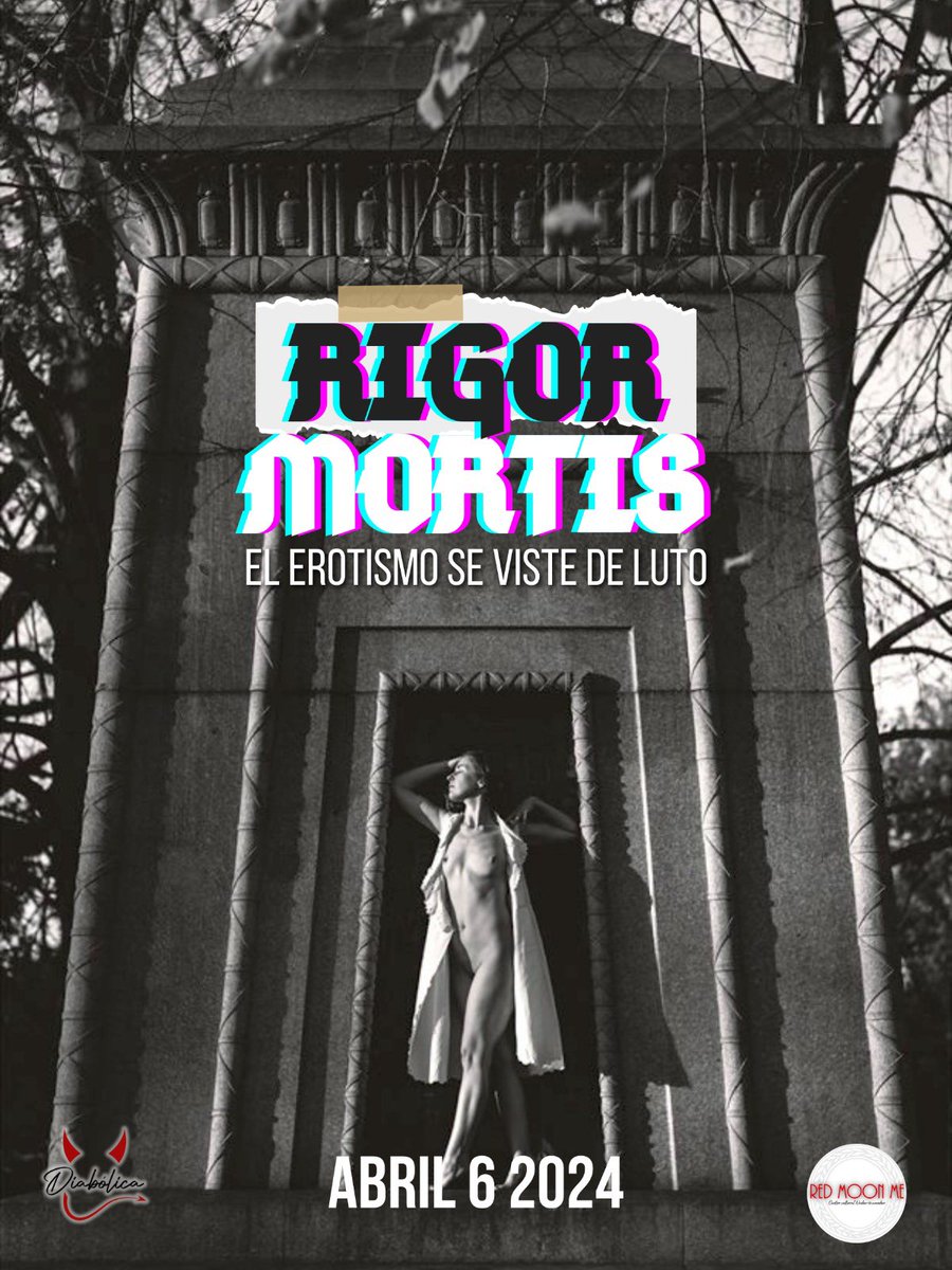 Diabólica BUSCA 10 Modelos

Para Producción Fotográfica Erótica 
RedMOON <a href="/redmoon_me/">• Red MOON • Museo Erótico ❤️‍🔥</a> 
By <a href="/fotosdemiamigo/">Las fotos de mi Amigo</a> 
Este 6 de Abril en CDMX 

“Rigor MORTIS” 🖤
El erotismo se viste de luto 

Requisitos 
📌 No importa orientación sexual 
📌 Exhibicionistas 
📌 Edad mínima 25 años 

Oferta