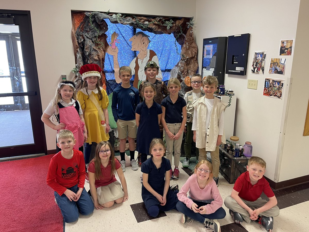 We enjoyed the book, BFG for our One Book, One School project. #norfolkcatholic