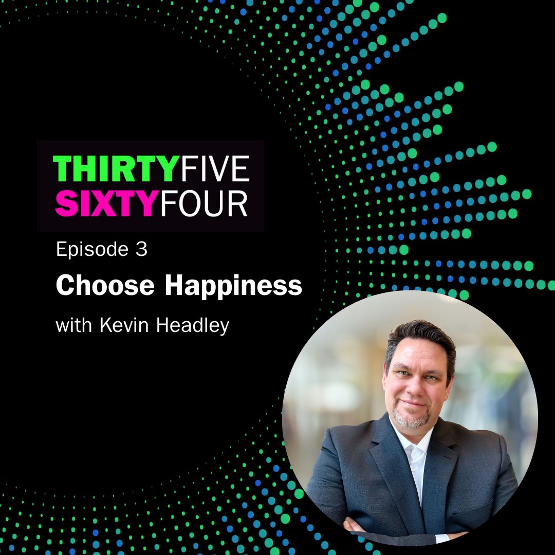 Episode 3: Choose Happiness with Kevin Headley now available 😊😃😄😁 Listen now on <a href="/Spotify/">Spotify</a> 
open.spotify.com/show/6jJtEh0Wp… #newpodcast #middleage #ThirtyFiveSixtyFour