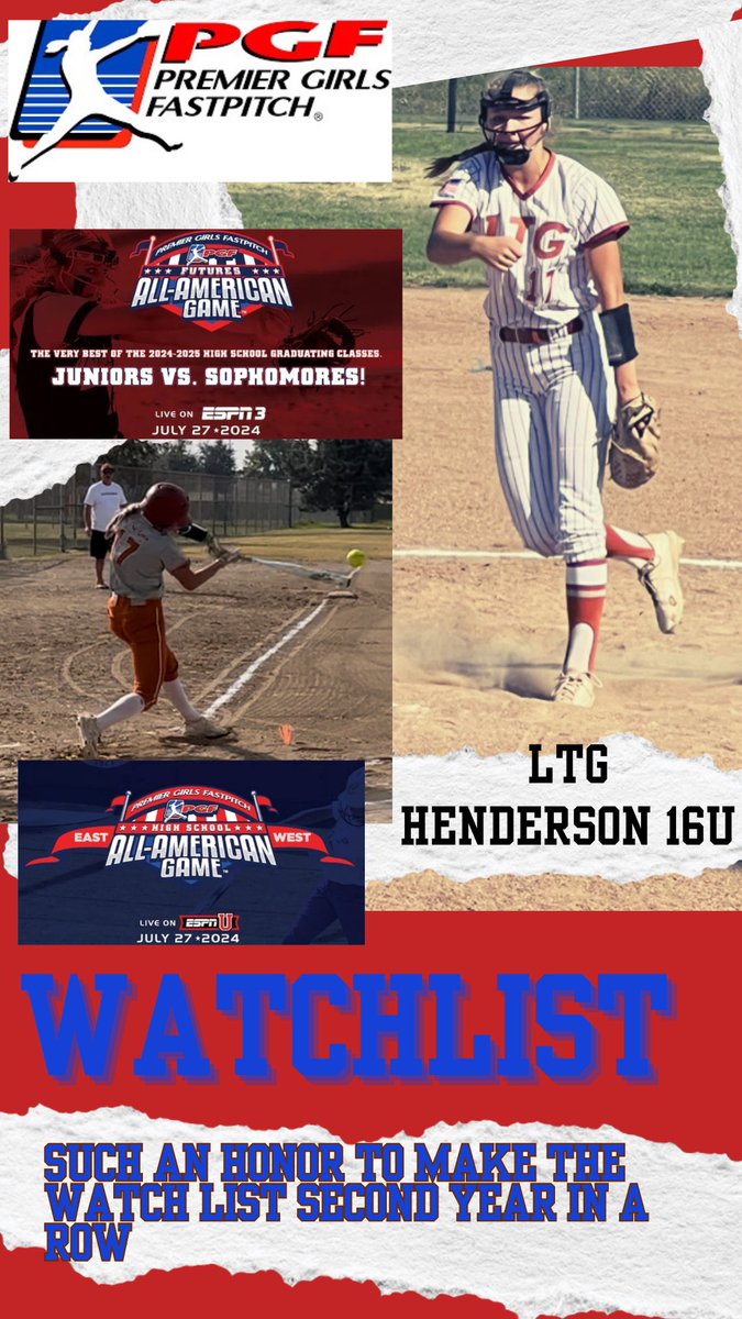 Such an honor to make the watch list for the second year in a row thank you @PGFnetwork 
#PGFAllAmerican @LtgHenderson