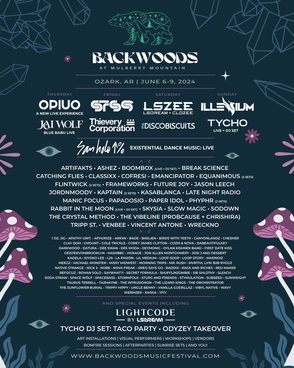 I’m playing at @backwoodsbash this June! ⛰️ this line up is actually crazy 😳 I can’t wait. #howtorunaway Photo by the @ronnnieloyd