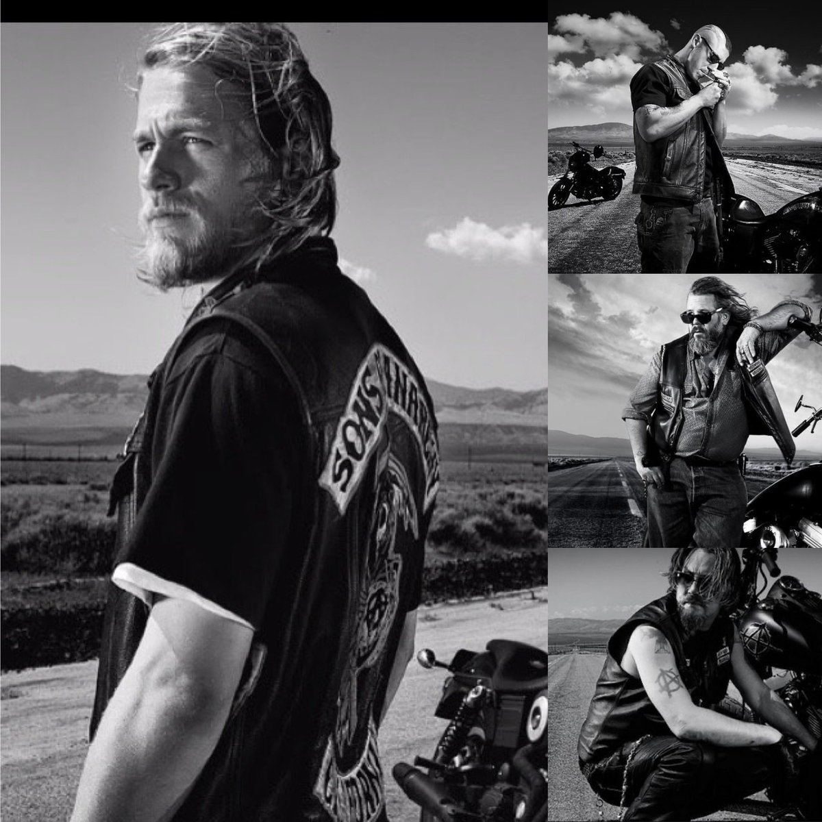 No explanation needed. ⁦@SOAMediaAddicts⁩ #MenofMayhem ☠️🏍️☠️
#CharlieHypunnam #JaxTeller #jackieboy ⁦@Theorossi⁩ #juiceortiz
⁦@TommyFlanagan⁩ #chibstelford ⁦@markboonejunior⁩ #bobbymunson
#CharmingLife #outlaws #bikerbrothers #foreverfriends 🕶️❤️‍🔥🔥🏍️