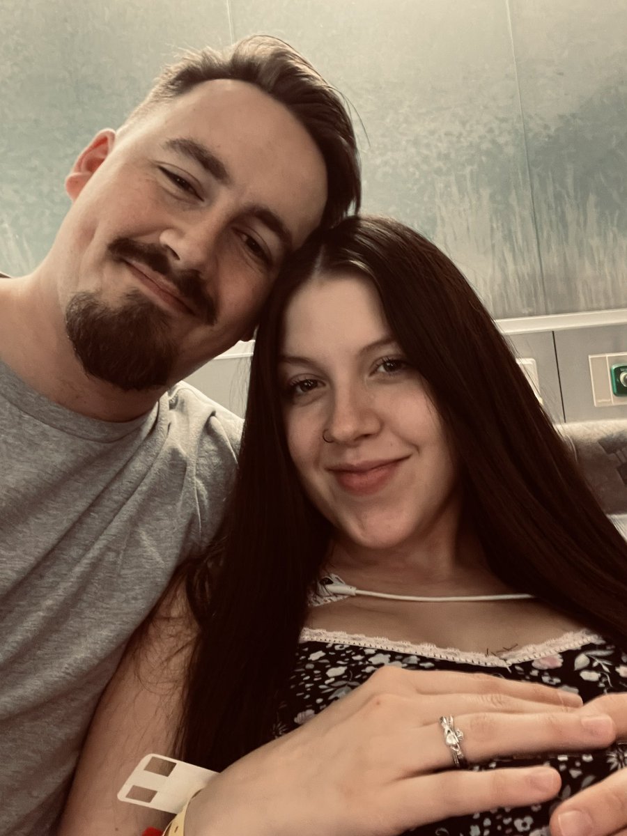 She has been at it since 5 am this morning! She is a lot tougher then me thats for sure!

We are so excited to meet our baby Lilly! ❤️