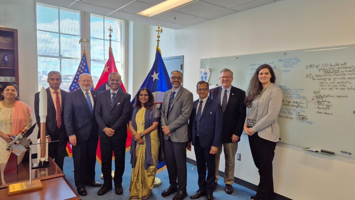 MoES 🇮🇳 &amp;NOAA 🇺🇸reviewed the status of MoU collaborations on various Implementation agreements and way forward on ocean and atmospheric realm. ⁦<a href="/moesgoi/">MoES GoI</a>⁩ ⁦<a href="/NOAA/">NOAA</a>⁩ ⁦<a href="/IndianEmbassyUS/">India in USA</a>⁩ ⁦<a href="/KirenRijiju/">Kiren Rijiju</a>⁩ ⁦<a href="/ncaor_goa/">NCPOR</a>⁩