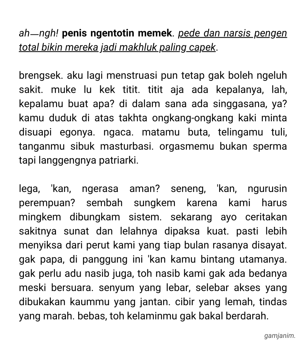 gamjanuim's tweet photo. Selamat Hari Perempuan. https://t.co/GlGRqTK3yj